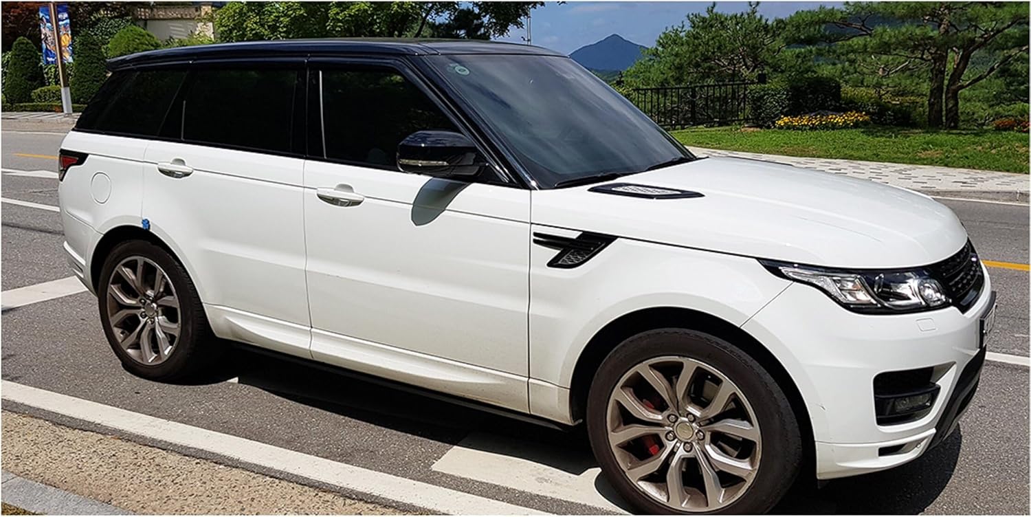 Northern Prime – Deflectores de viento y viserasprotectores de lluvia compatibles con Land Rover Range Rover Sport 2014-2022_Black_Tape-On Style (6