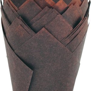 Moldes grandes de papel a prueba de grasa para magdalenas, 2-14 x 4 pulgadas, caja de 125 piezas (125, grande) Moldes grandes de papel a prueba de grasa para magdalenas, 2-14 x 4 pulgadas, caja de 125 piezas (125, grande)