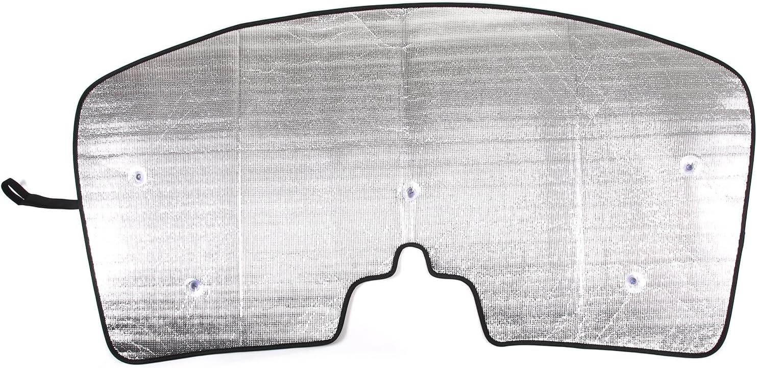 Parasol para parabrisas compatible con Porsche Taycan Sedan 2020 2021 2022 2023, reflector plegable de rayos UV, mantiene tu vehículo fresco,