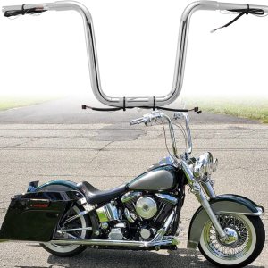 TIGERSGATE Manillares especiales precableados de 12 pulgadas Rise Road King de 1 14 pulgadas para Harley Road King Special FLHRXS 2017 y TIGERSGATE Manillares especiales precableados de 12 pulgadas Rise Road King de 1 14 pulgadas para Harley Road King Special FLHRXS 2017 y