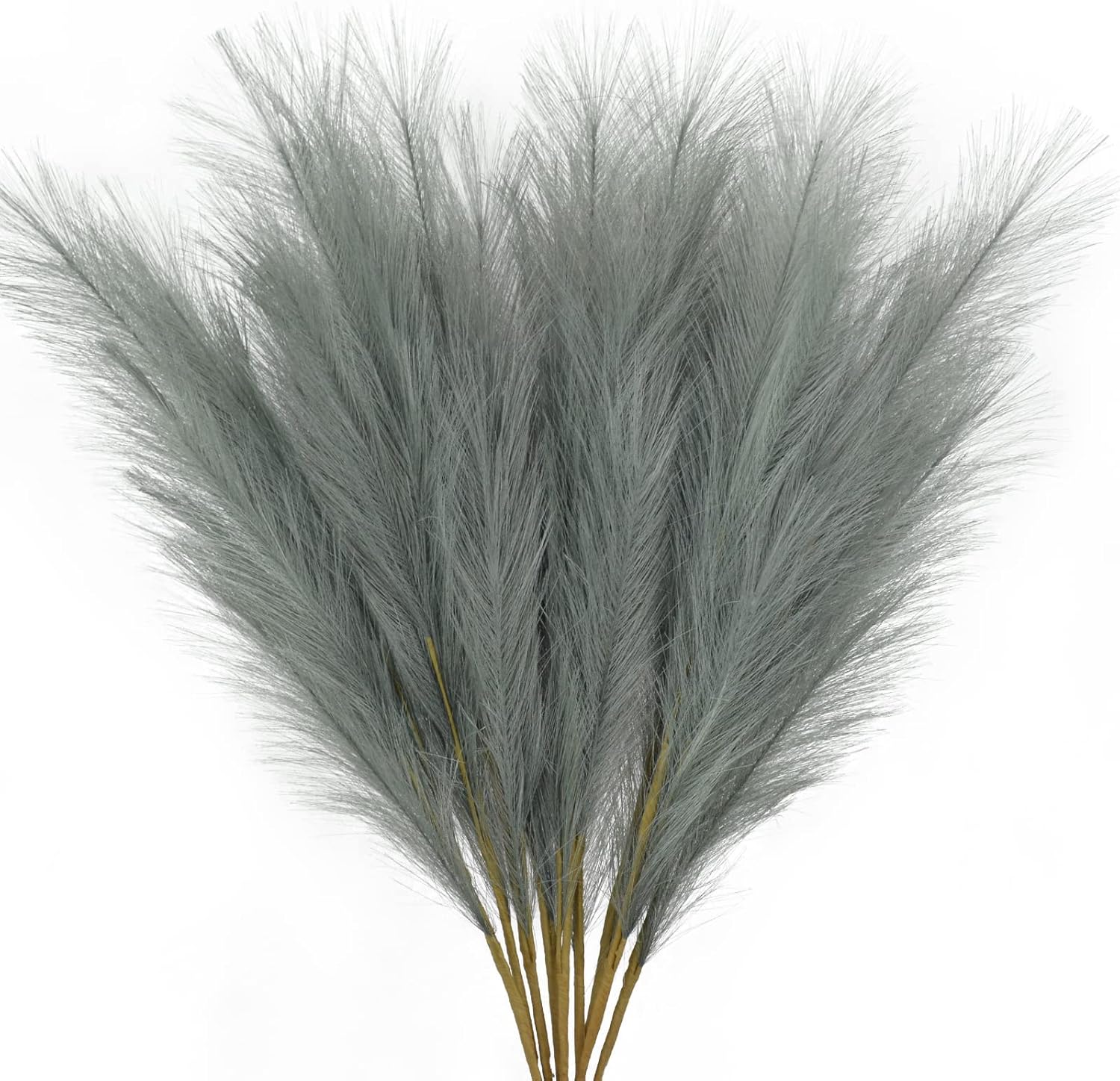 VIERENA 8 piezas de hierba sintética de las pampas de 38 pulgadas3.1 pies de alto, ramas de pompas artificiales grandes, plantas de florero para