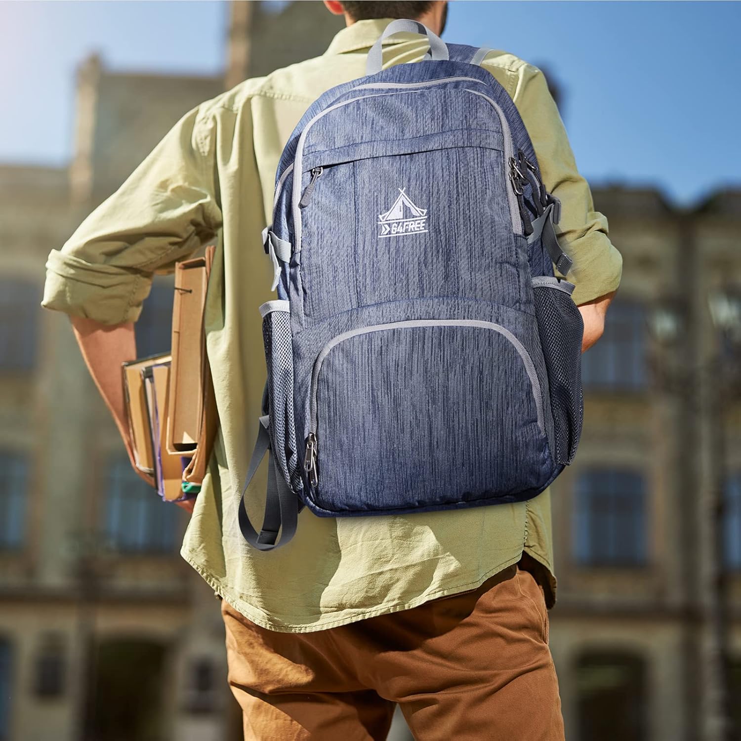 G4Free Mochila de senderismo de 30 l, ligera, plegable, para viajes, al aire libre, para hombres y mujeres
