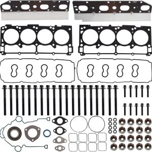 Juego de juntas de cilindro completo con tornillos de cabeza HS26423PT TCS46169 ES72200 compatible con Chrysler 300 Dodge Challenger Charger Durango Juego de juntas de cilindro completo con tornillos de cabeza HS26423PT TCS46169 ES72200 compatible con Chrysler 300 Dodge Challenger Charger Durango