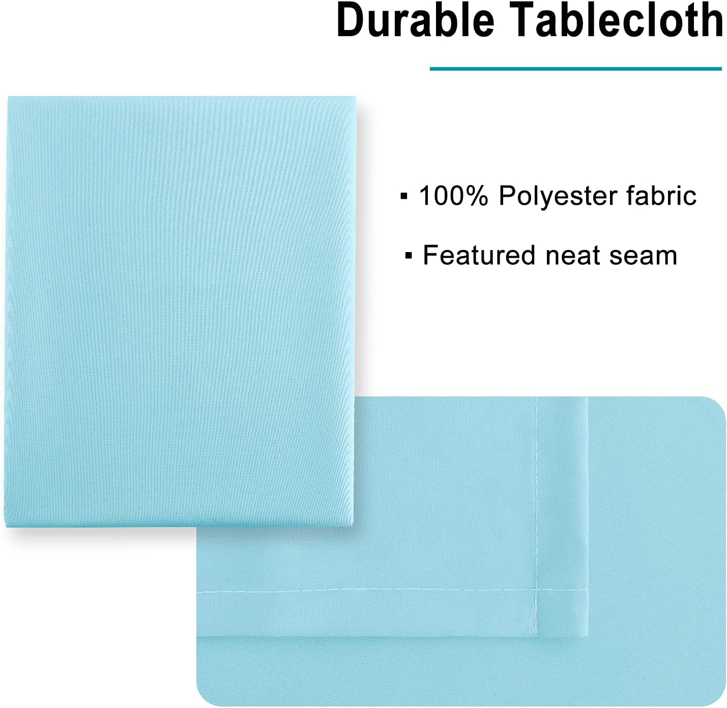 Hiasan – Mantel rectangular de tela impermeable y lavable para comedor y fiesta