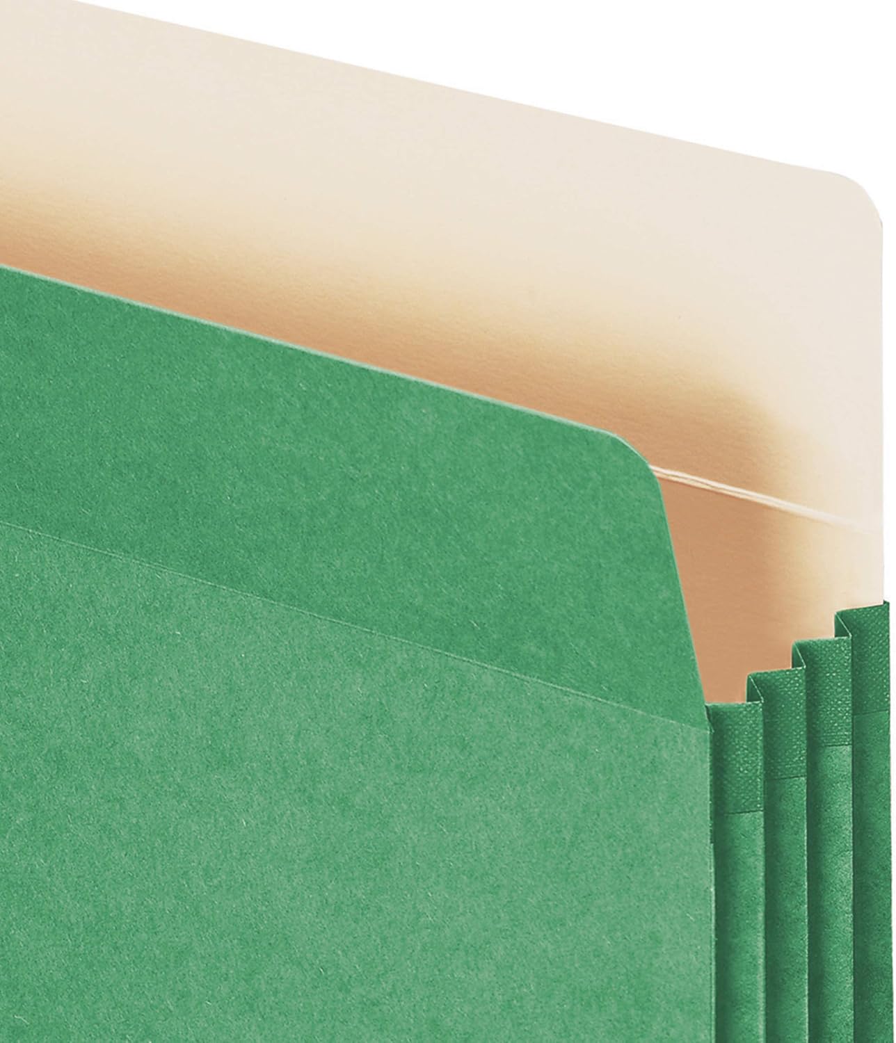 Smead Bolsillo para archivo, pestaña de corte recto, expansión de 3-12″, tamaño legal, verde, 25 por caja (74226)