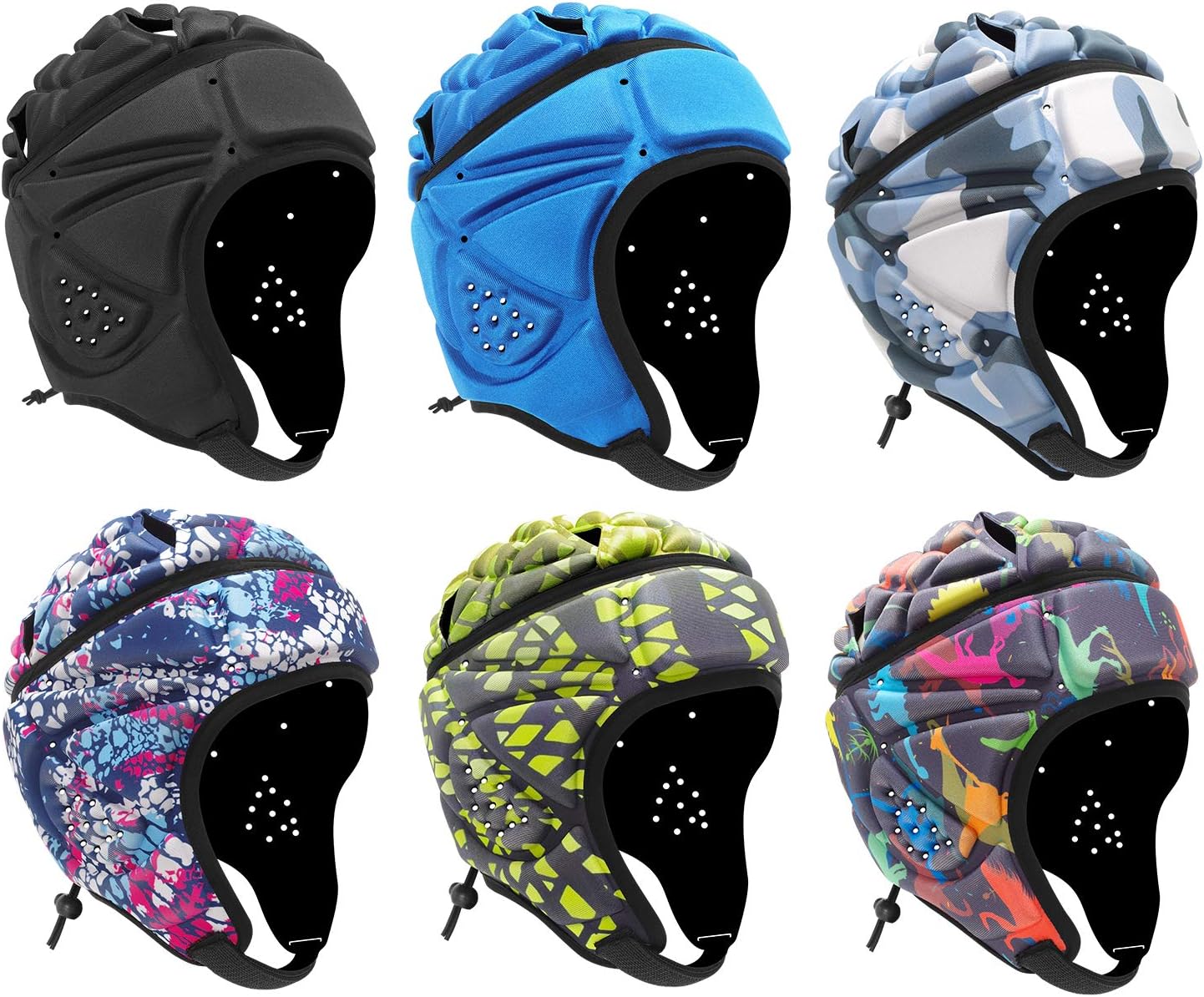 Casco suave de varios colores, bandera de fútbol y rugby, casco Scrum, casco de carcasa suave, casco de fútbol, necesidades especiales, protección