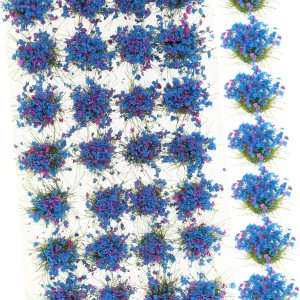 1 caja de flores modelo de racimo de flores, decoración de maceta, mini casa de muñecas, mesa de arena, decoración de flores, bases de ferrocarril, 1 caja de flores modelo de racimo de flores, decoración de maceta, mini casa de muñecas, mesa de arena, decoración de flores, bases de ferrocarril,