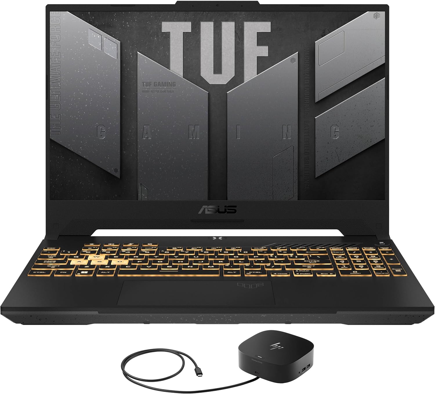 ASUS TUF Gaming F15 Laptop para juegos (Intel i5-13500H de 12 núcleos, 16 GB de RAM, 2 x 512 GB PCIe SSD RAID 1 (512 GB), GeForce RTX 4050, 15.6