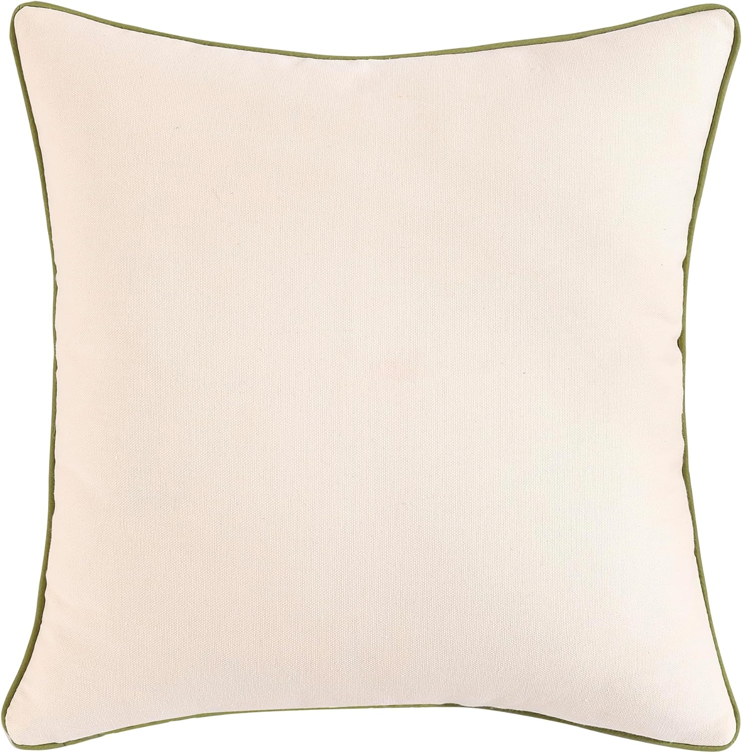 Tosleo Fundas de almohada decorativas de 18 x 18 pulgadas, paquete de 2 fundas de almohada de algodón con flores rosas bordadas de Gecko, fundas de