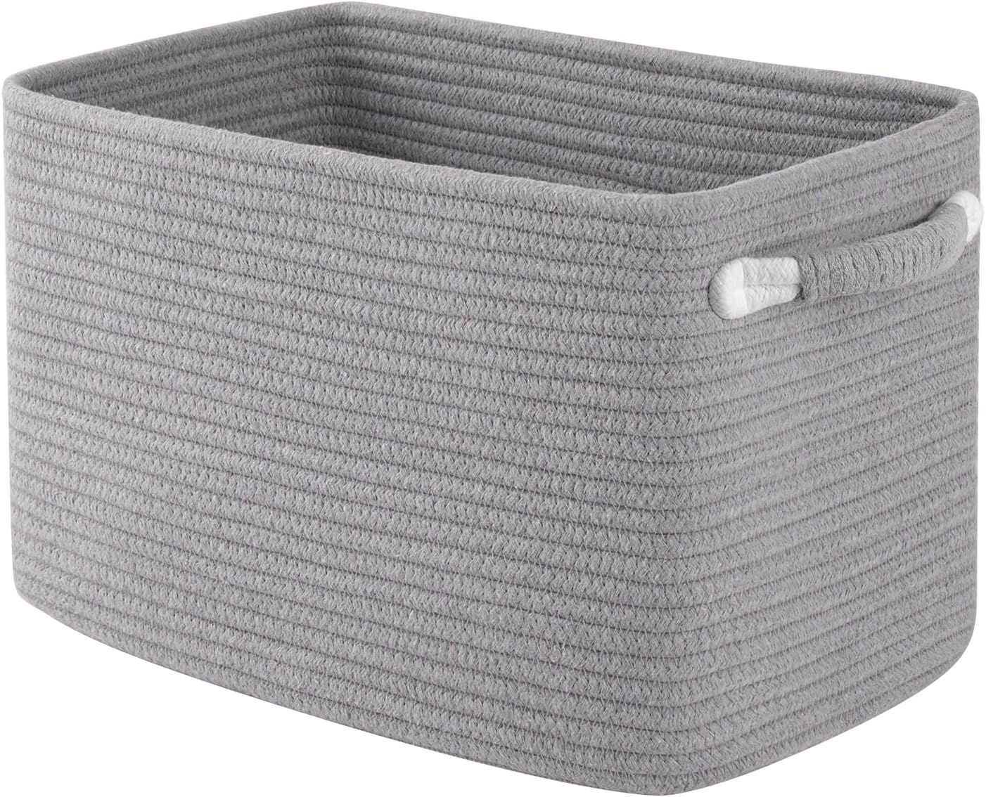 OIAHOMY Cesta de almacenamiento, cestas tejidas para almacenamiento, cesta de juguetes, contenedores de almacenamiento decorativos, canasta de