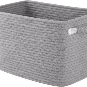 OIAHOMY Cesta de almacenamiento, cestas tejidas para almacenamiento, cesta de juguetes, contenedores de almacenamiento decorativos, canasta de OIAHOMY Cesta de almacenamiento, cestas tejidas para almacenamiento, cesta de juguetes, contenedores de almacenamiento decorativos, canasta de