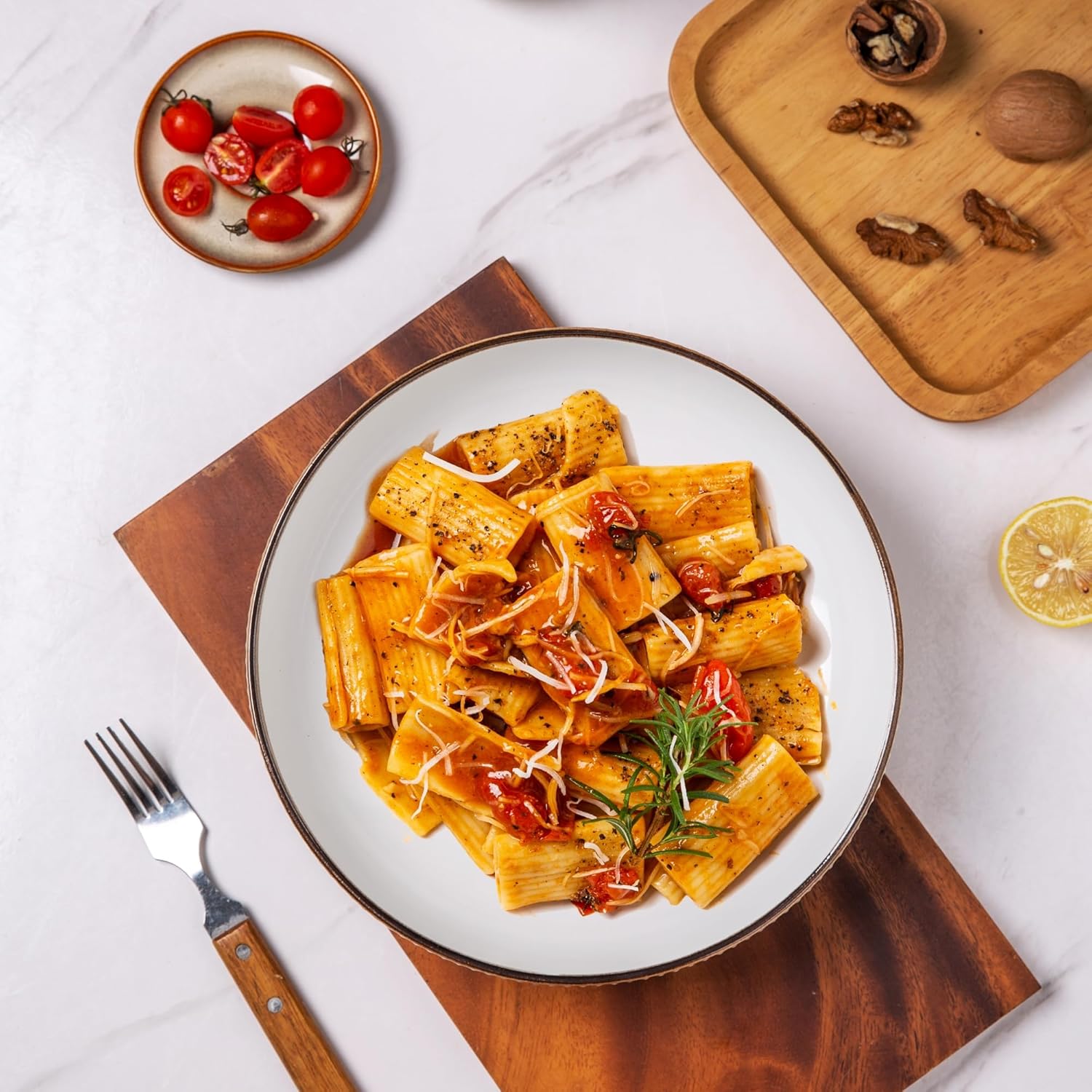 Tazones grandes para pasta de 9.5 pulgadas, cuencos de cerámica de 42 onzas para cocina, cuencos de cerámica con patrón texturizado para pasta,