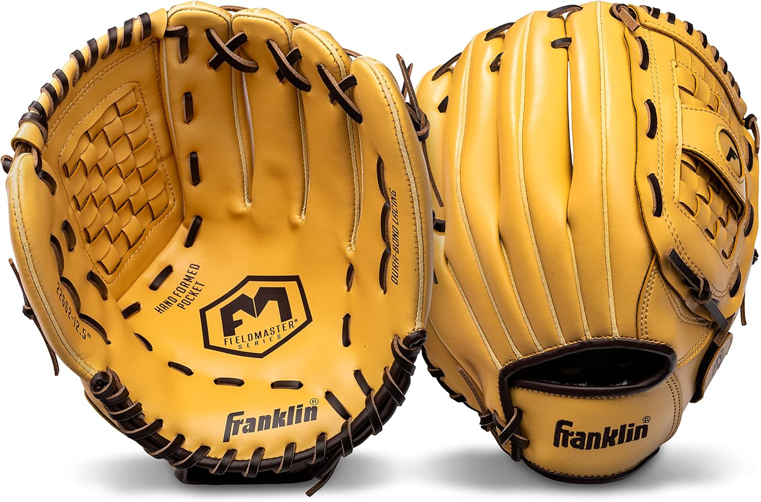 Franklin Sports Field Master – Guante de béisbol y sóftbol, para adulto y joven, mano derecha y mano izquierda, cuadro interior y de campo,