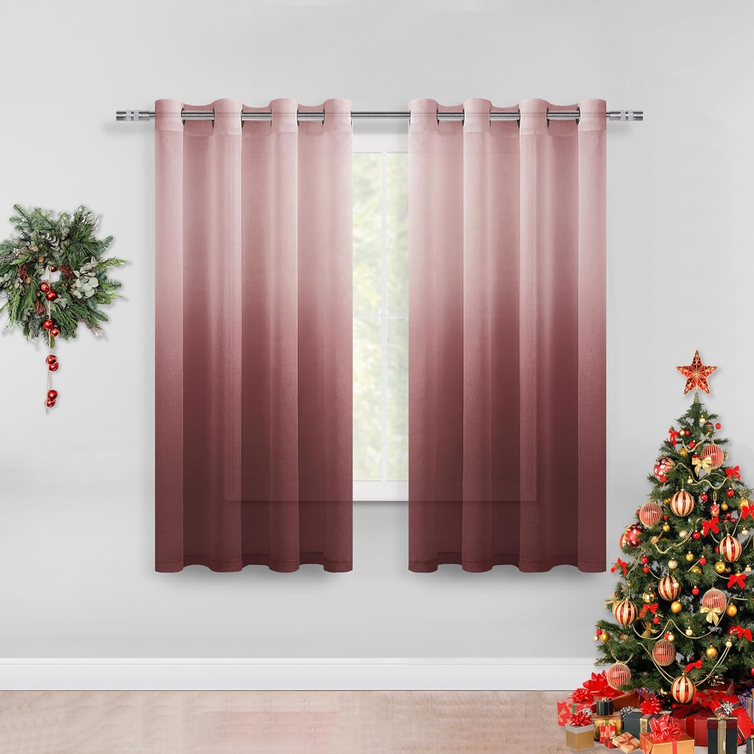 DWCN – Cortinas traslúcidas con ojales.