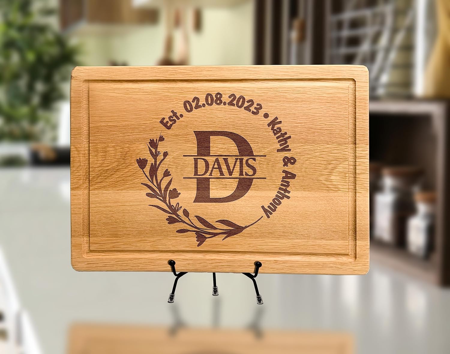 Personalized Cutting Board, Couples Gift for Wedding, Anniversary, Housewarming, Engagement, Christmas, Birthday, USA Handmade Cutting Boards, Great