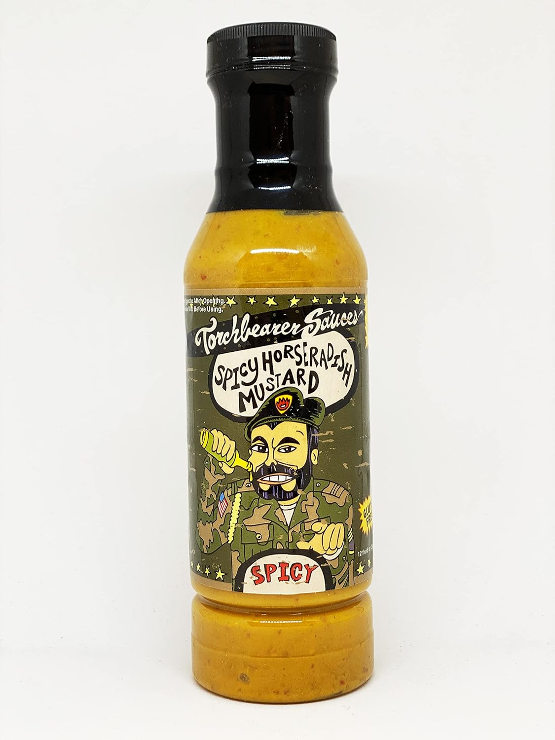 Torchbearer Sauces – Mostaza de rábano picante 12 oz