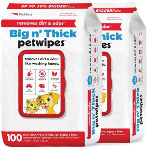 Petkin Toallitas para mascotas para perros y gatos, 200 toallitas grandes Elimina la suciedad y el olor como lavarse las manos Limpia orejas, Petkin Toallitas para mascotas para perros y gatos, 200 toallitas grandes Elimina la suciedad y el olor como lavarse las manos Limpia orejas,