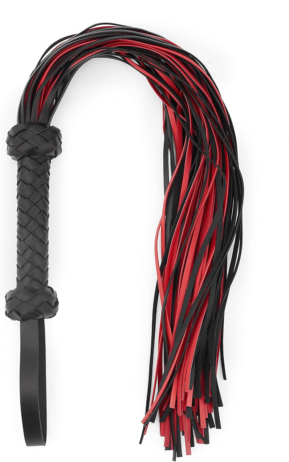 Látigo de cuero rojo de 30 pulgadas, látigo de caballo ecuestre – Látigo de caballo rojo