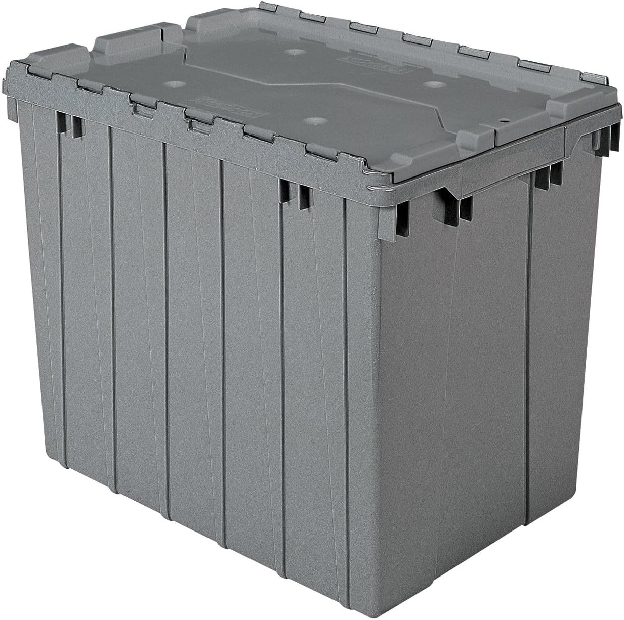 Akro-Mils Almacenamiento y distribución de plástico Contenedor bolsa con tapa abatible, 21,5pulgadas l por 15pulgadas w por 17pulgadas H, caso de 3