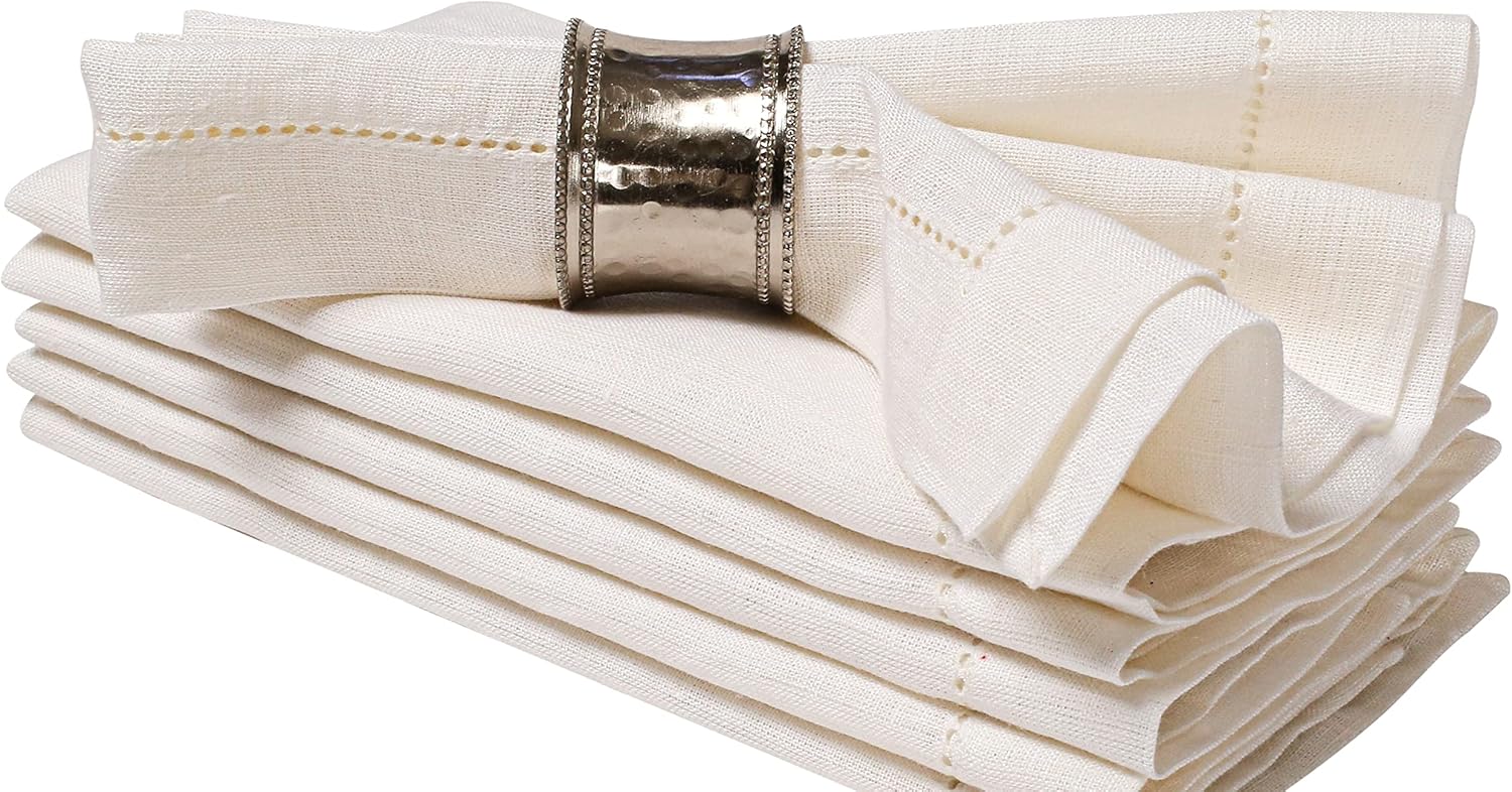 Servilletas de tela, servilletas de lino 100% blancas, servilletas, servilletas de lino, servilletas de tela, servilletas de tela, servilletas de