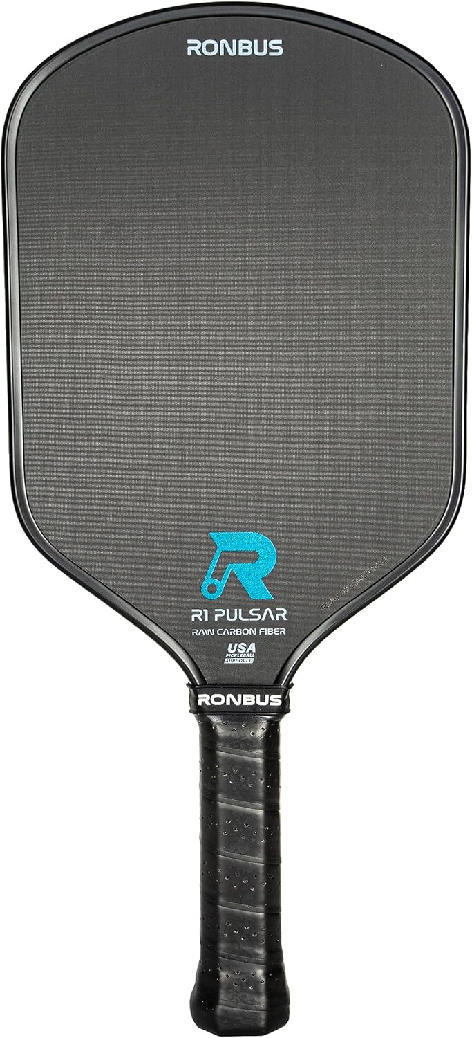 R1R3 Pulsar Termoformado Toray T700 Paleta de Pickleball de Fibra de Carbono con Núcleo de nido de abeja de polipropileno de 0.630 in