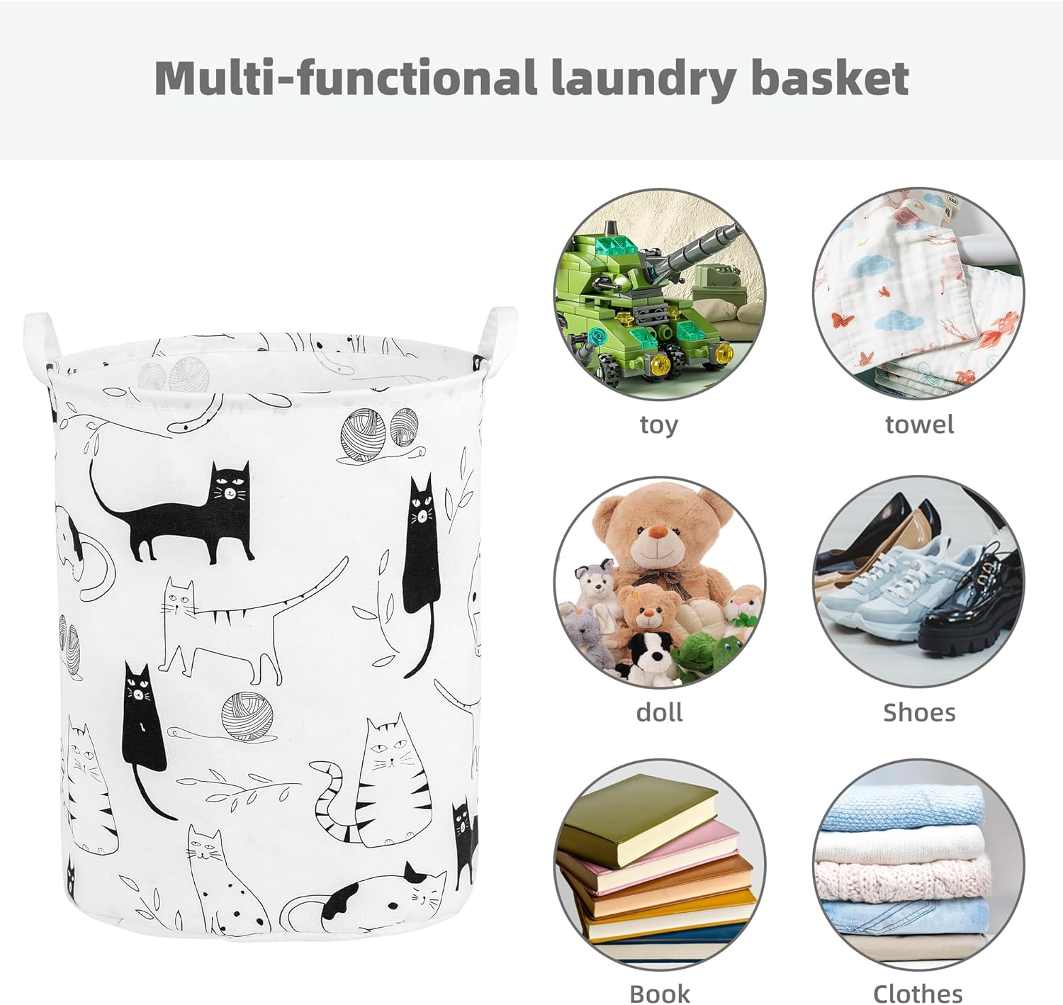 Cesta plegable para ropa sucia para bebé, para guardería, niñas, niños, cesta de ropa sucia, portátil, alta, plegable, linda, cesta organizadora,