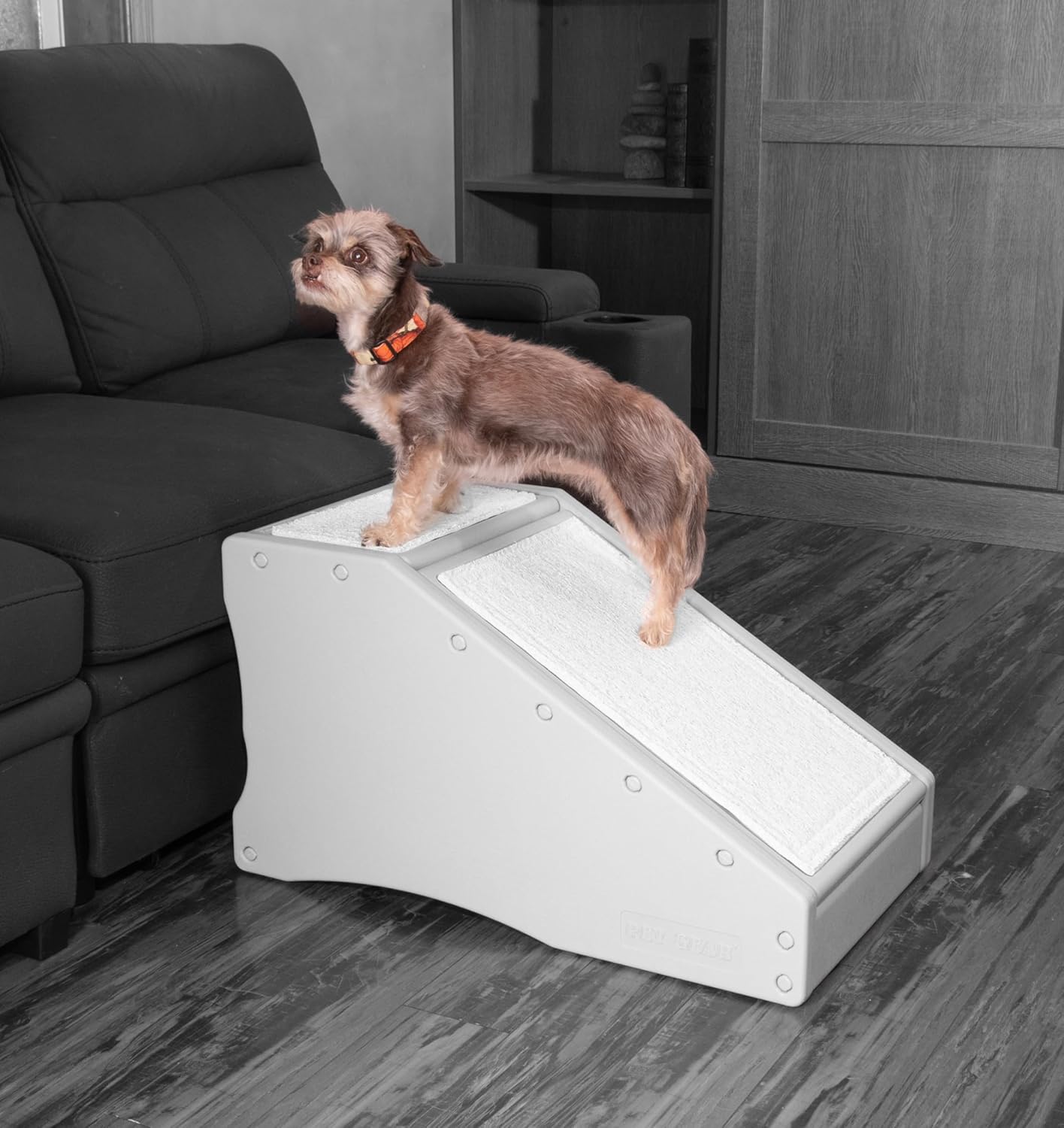 Pet Gear – Combinación de escalera y rampa para perrosgatos, fácil paso, ligeroportátil, resistente, fácil montaje (no requiere herramientas), 2