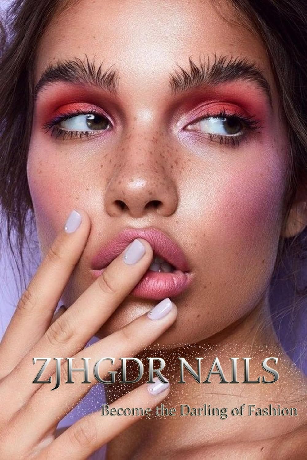 24 uñas postizas cuadradas a presión, uñas postizas cortas con diseño de estrellas y mariposas blancas aurora, diseño de puntos, uñas postizas de