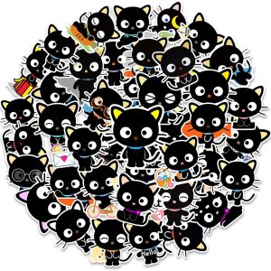 44 calcomanías lindas Kawaii de anime japonés para niños y adultos, suministros de decoración de fiesta de cumpleaños 44 calcomanías lindas Kawaii de anime japonés para niños y adultos, suministros de decoración de fiesta de cumpleaños