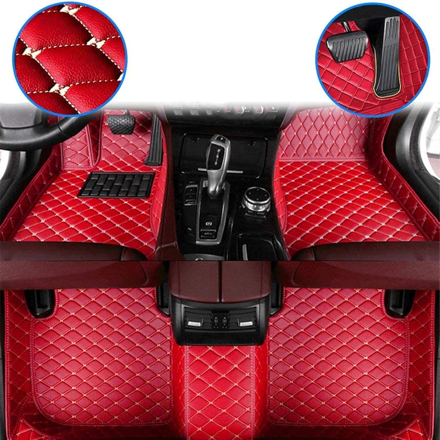 Alfombrillas de auto para Chevrolet Aveo2008-2010 años de cobertura completa, almohadilla para pies para todo tipo de clima, antideslizante,