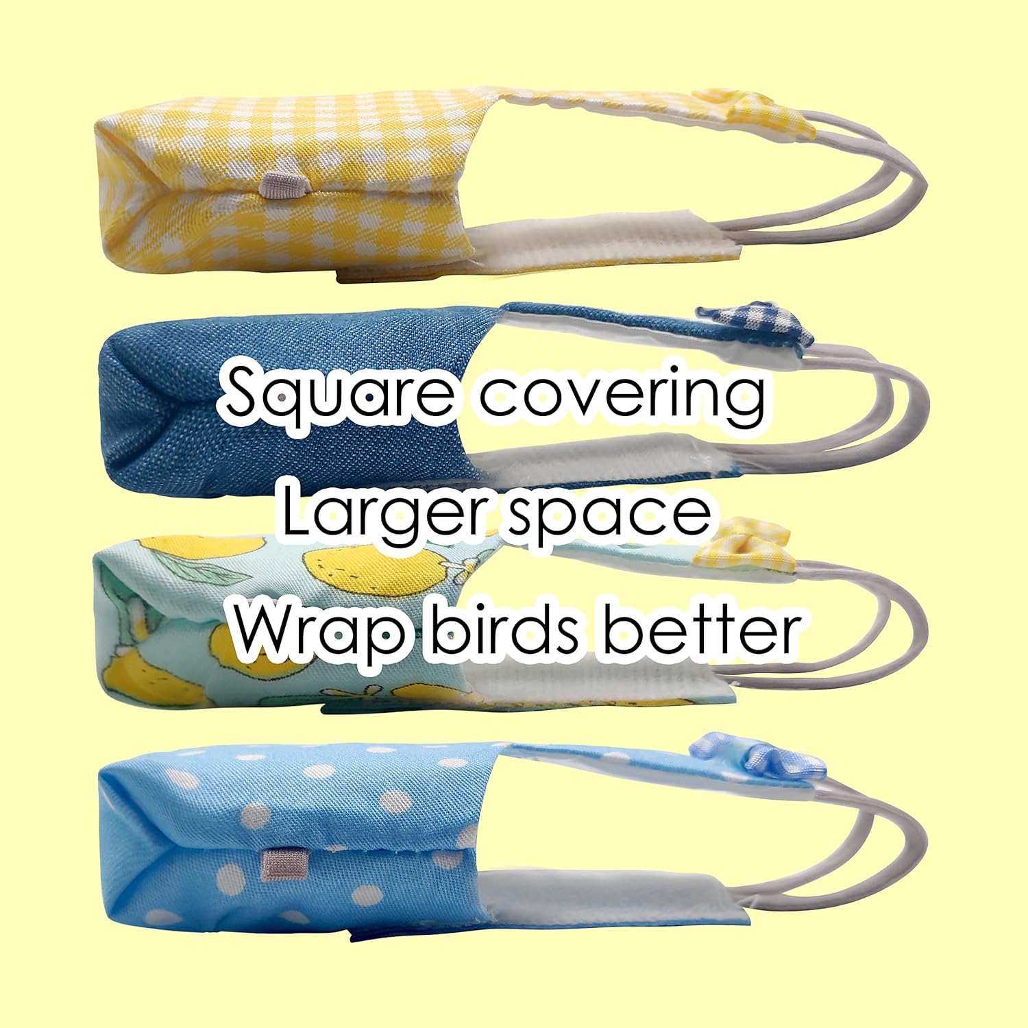 VANFAVORI Arnés de pañales para pájaros, ropa de traje de vuelo con cuerda de correa voladora de 80 pulgadas para loros, conure, cacatúas, aves,