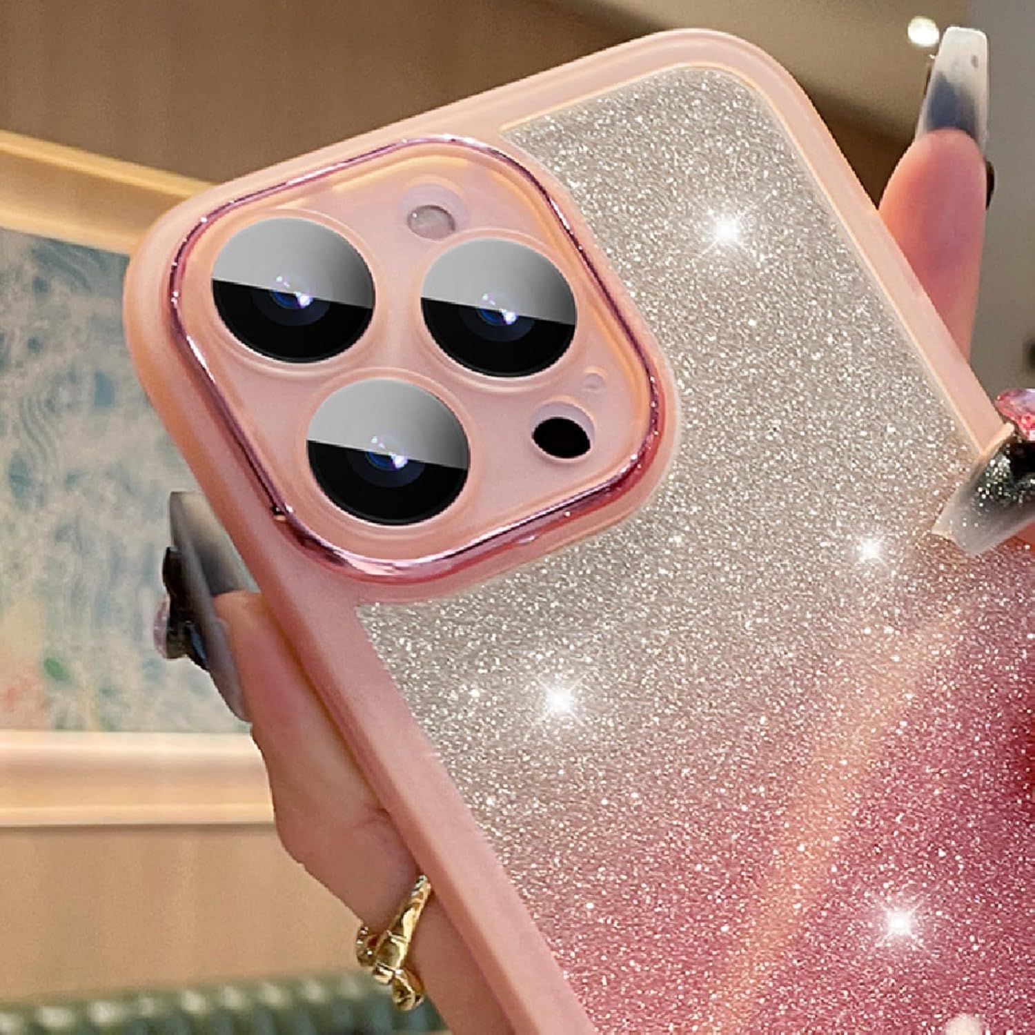 Funda protectora de lente transparente integrada para Xiaomi Mi Poco X5 X3 Pro X4 GT, cubierta trasera brillante y delgada, carcasa blanda Bling