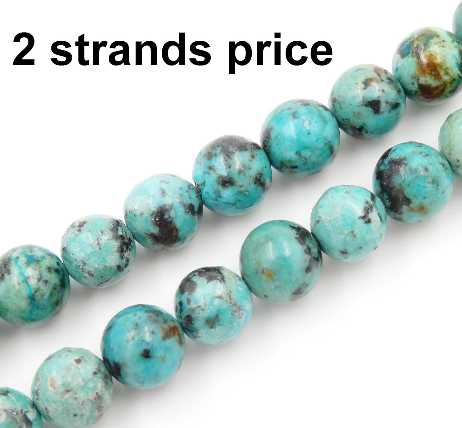 Cuentas de piedras preciosas de primera calidad para la fabricación de joyas, cuentas de piedra natural preciosa al por mayor, 2 hebras de cuentas