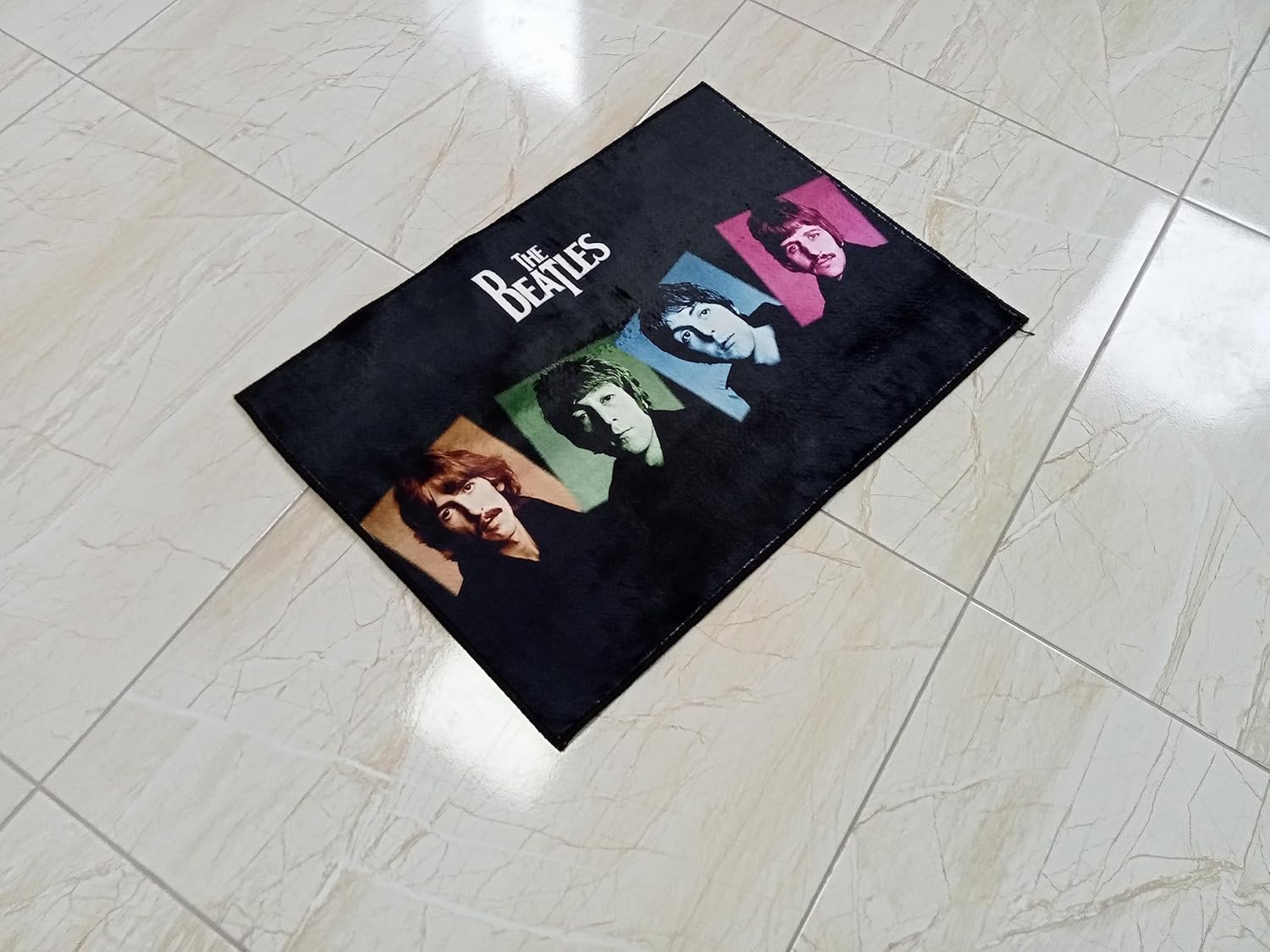 Alfombras de los Beatles, alfombras para sala de estar, antideslizantes, para dormitorio, temática de los Beatles, para sala de estar, alfombra