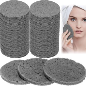 Tioncy 200 esponjas faciales comprimidas, esponja exfoliante natural para limpieza diaria, spa, maquillaje, eliminación, exfoliación de poros, Tioncy 200 esponjas faciales comprimidas, esponja exfoliante natural para limpieza diaria, spa, maquillaje, eliminación, exfoliación de poros,