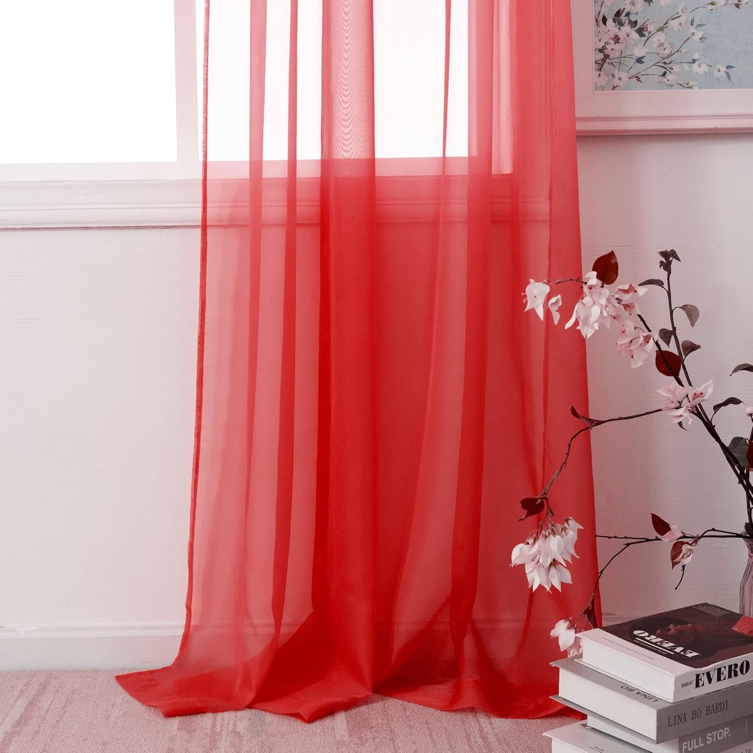 HUTO – Cortinas transparentes para ventana