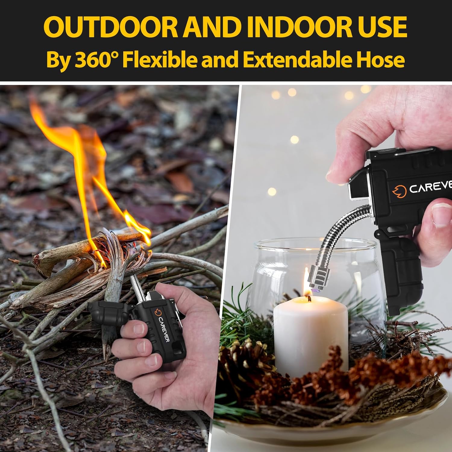 Encendedores eléctricos USB, regalos para hombres, paquete de 2  360 rellenos de calcetines flexibles e impermeables, regalos para Navidad, elefante