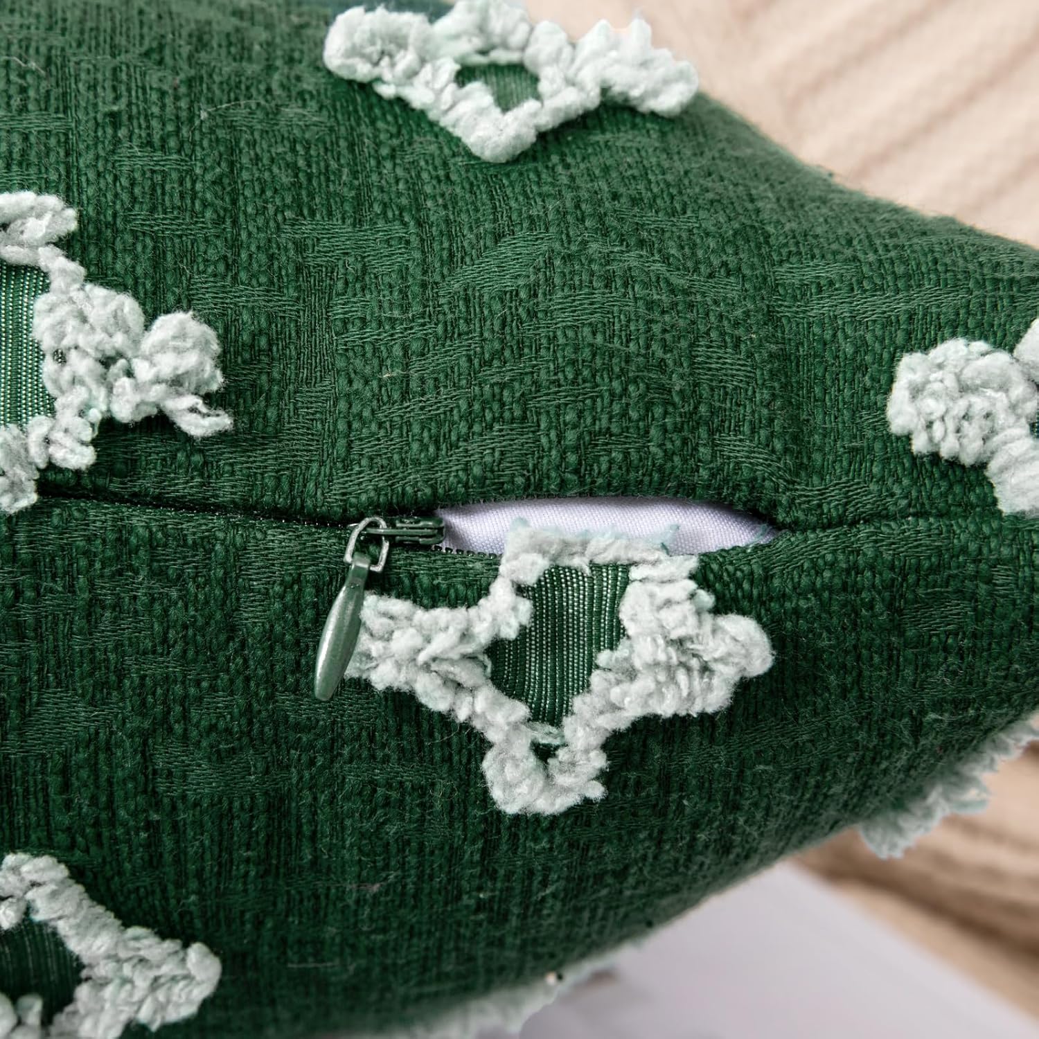 MIULEE – Juego de 2 fundas de almohada decorativas para funda de cojín de jacquard de rombos, funda de cuadros suaves para sofá, cama, dormitorio y