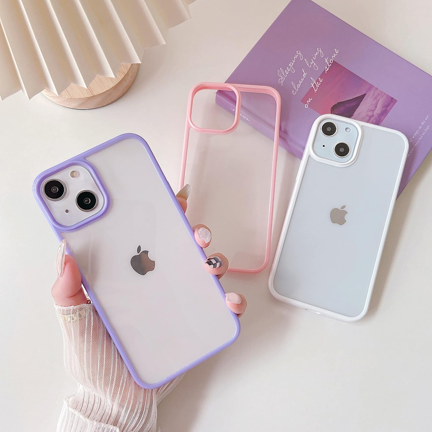 ZTOFERA Funda transparente para iPhone 15 Plus, funda protectora transparente para niñas bonitas, suave, ultra delgada, antiarañazos, para iPhone 15