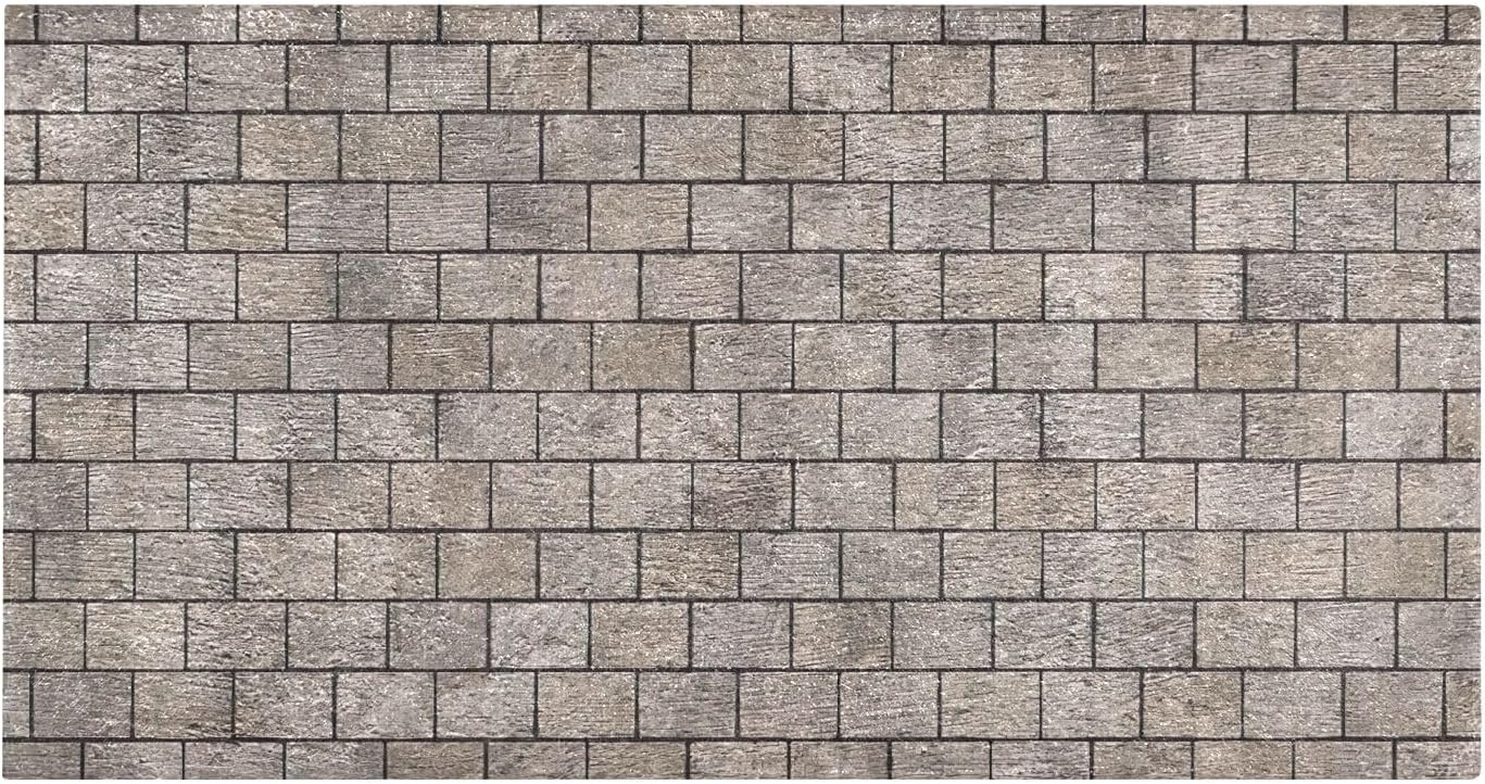 Old Brick Wall – Tapete de cocina con textura de pared, lavable a máquina, antideslizante, parte trasera de goma para baño, 39 x 20 pulgadas