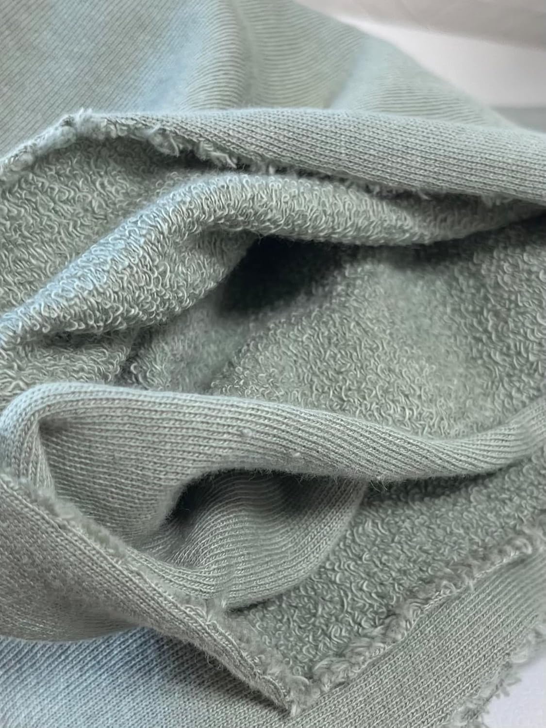 -Tela de rizo francés orgánico por The Yard – Tela de algodón – Tela 100% algodón fabricada en Estados Unidos – Tela para coser ropa – Tela para