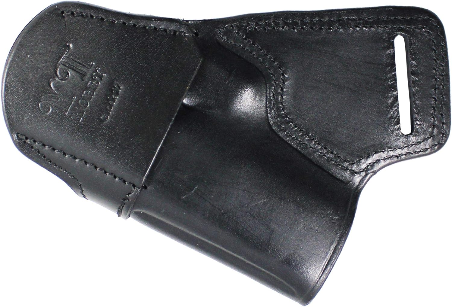 Funda de cuero hecha a mano de primera calidad con espalda pequeña para pistola SOB