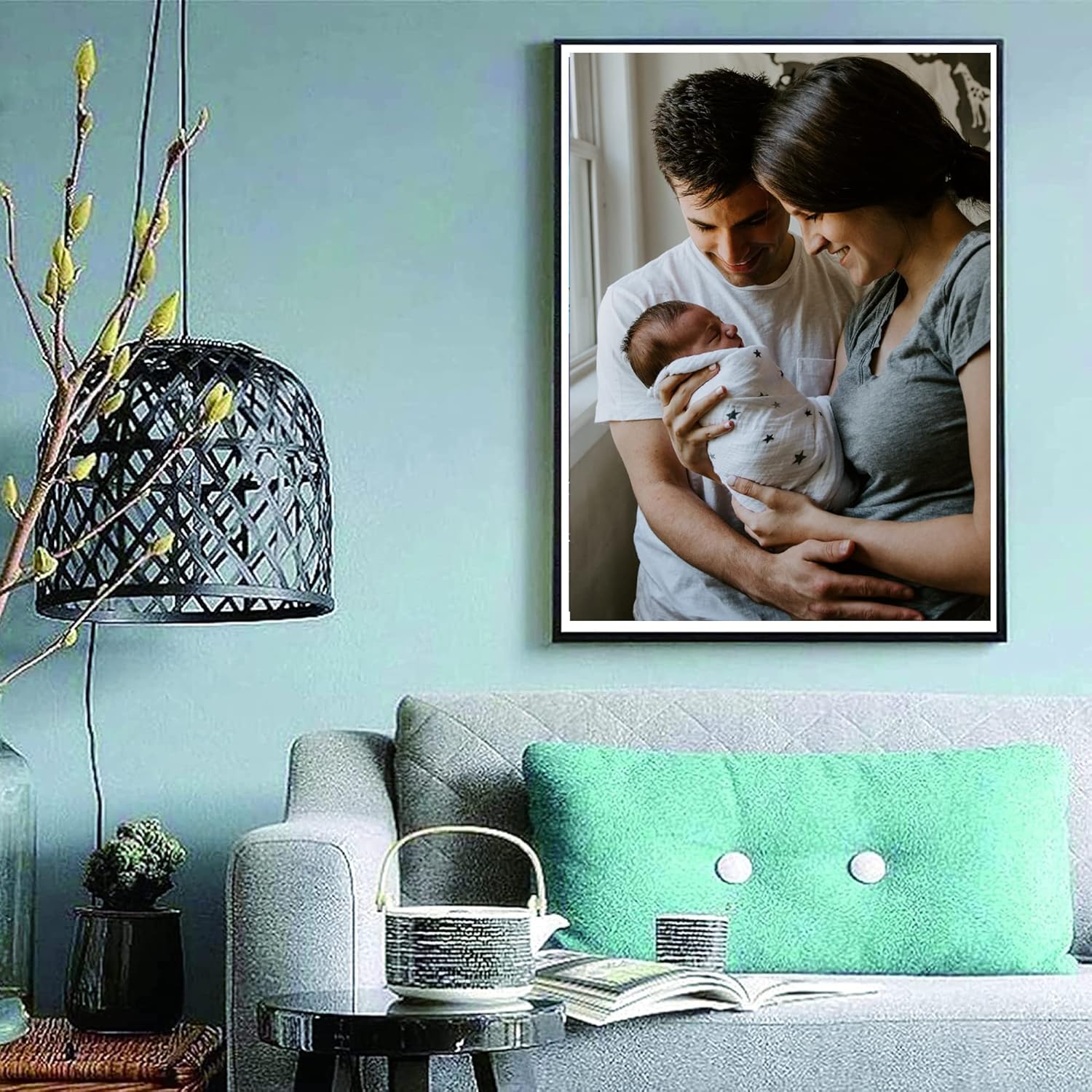 Kits de pintura de diamantes personalizados, fotografía de arte de diamantes 5D personalizada para adultos, personaliza tu propia imagen, kits de