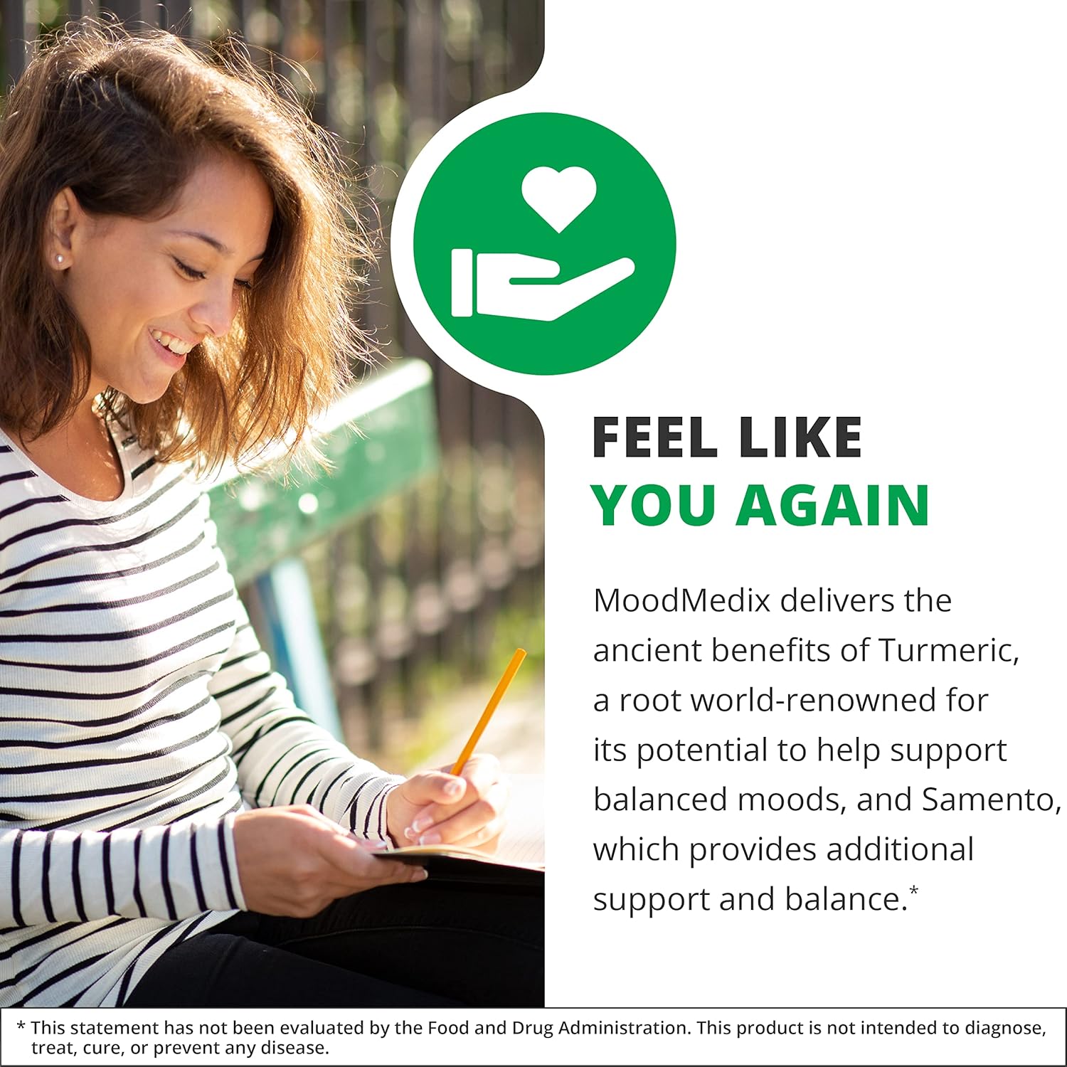 NutraMedix MoodMedix – Suplemento de apoyo al estado de ánimo con garra de gato líquida biodisponible y gotas de raíz de cúrcuma, suplemento para el