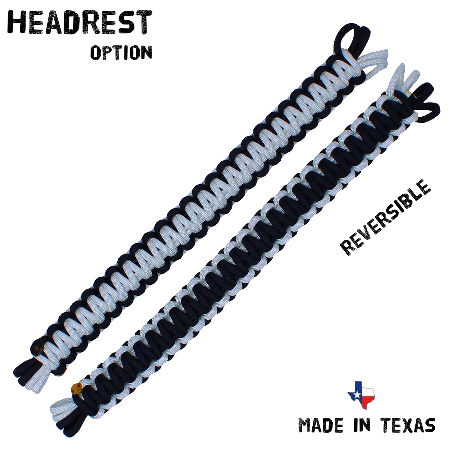 Paracord Grab Handles for Jeep WranglerGladiator CJ YJ TJ JK JL JT (White)