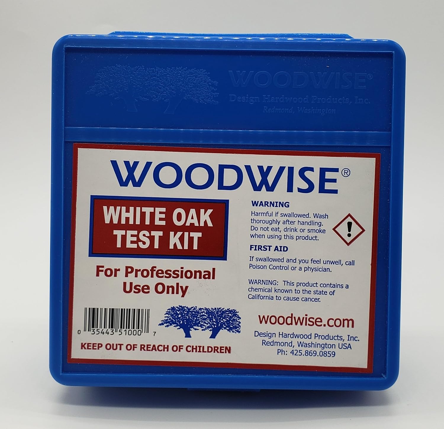 Woodwise Kit de prueba de roble blanco