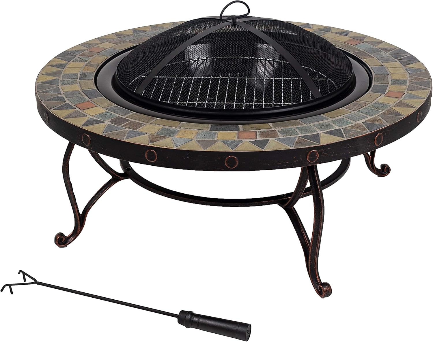 Pleasant Hearth OFW707RI hoguera, bronce frotado