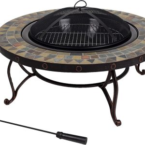 Pleasant Hearth OFW707RI hoguera, bronce frotado Pleasant Hearth OFW707RI hoguera, bronce frotado