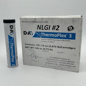 Thermoplex 3  NLGI 2  Tubos de grasa de 14 onzas  Caja de 10 tubos  3% Moly  Protección extrema de temperatura  Grasa a base de calcio Thermoplex 3  NLGI 2  Tubos de grasa de 14 onzas  Caja de 10 tubos  3% Moly  Protección extrema de temperatura  Grasa a base de calcio
