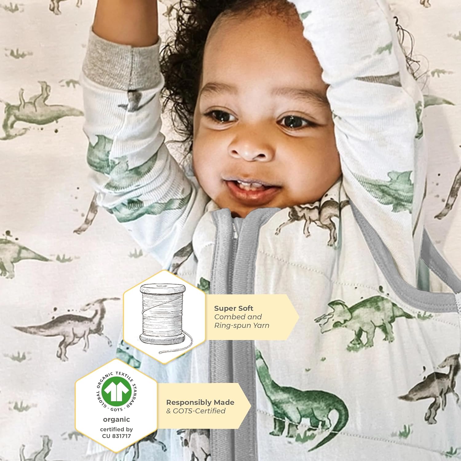 Burt’s Bees Baby Beekeeper – Manta ponible unisex para bebé, algodón 100% orgánico, manta de transición envolvente, saco de dormir
